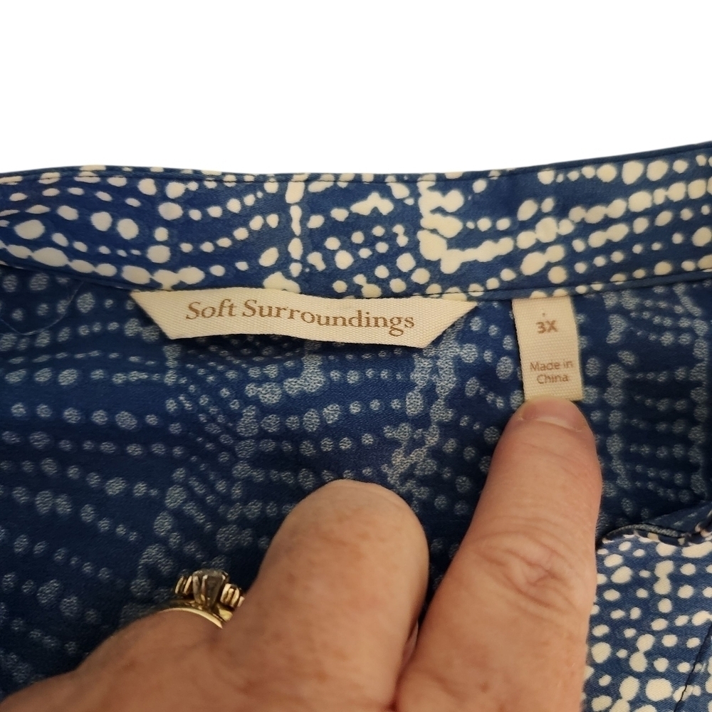 Soft Surroundings Shirt, Sz 3X - Picture 6 of 8